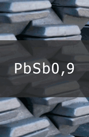 Свинцово-сурьмянистые сплавы PbSb0,9
